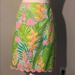 Lilly Pulitzer Floral skirt size 12